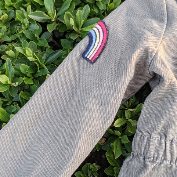 Gymboree Toddler Utility Jacket 18 to 24 months + embroidered embellishments - Picture 6 of 7